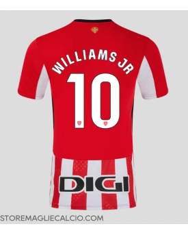 Athletic Bilbao Nico Williams #10 Maglia Gara Casa Repliche 2024-25